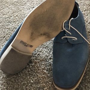 Stacy Adams Blue Suede Shoes